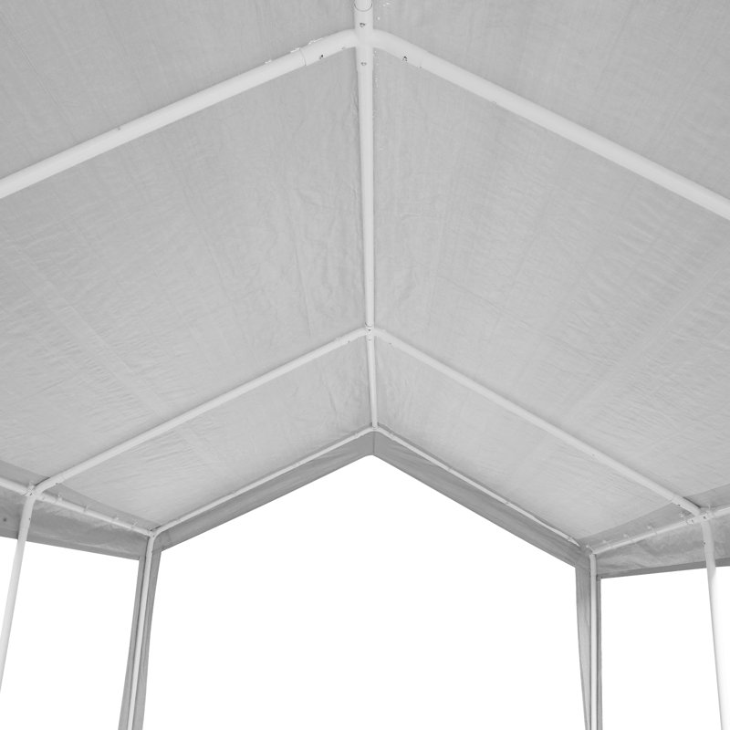 Garage l 10 pi x P 20 pi, Blanc