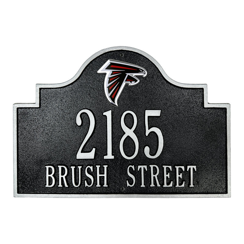 Plaque du logo NFL d'Atlanta Falcons Gateway Arch, Falcons d'Atlanta