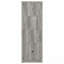 Meuble audio-vidéo gris en bois flottant 3 pièces, ensemble média 3 pièces en bois flotté pour grand salon