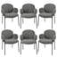 Anston 46cm H Linen Upholstered Metal Armchair-1130111636-1111580770