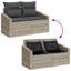 178cm Wide Patio Sofa with Cushions