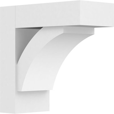 5"W x 12"D x 12"H Standard Thorton Architectural Grade PVC Bracket with Block Ends