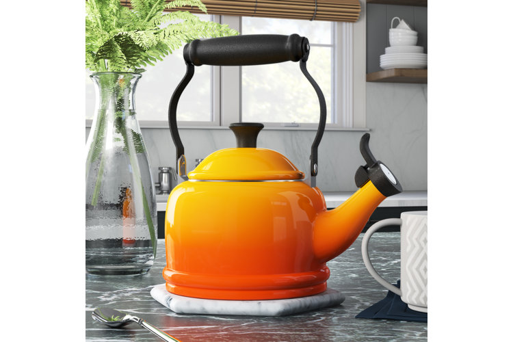 Le Creuset Demi 1.25-Qt. Stovetop Whistling Stainless Steel Tea