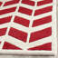 Chevron Wool Hand Woven Area Rug-15827896