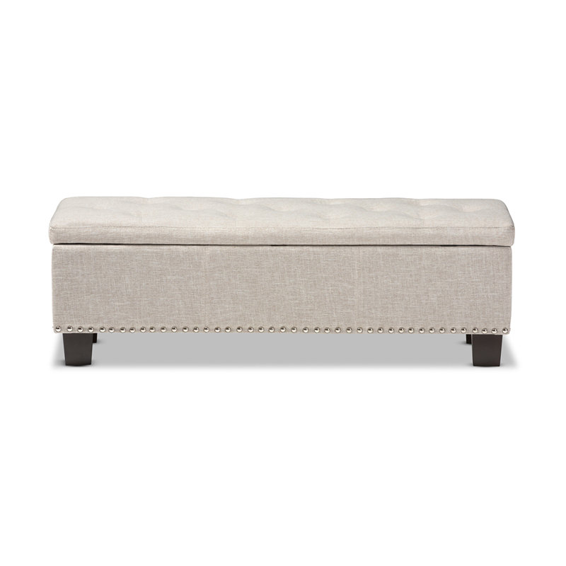 Mariana Polyester Upholstered Storage Bench