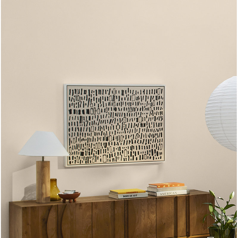 Timber Solid Wood Rectangle Acrylic Painting Print, 31.5" H x 41.5" W, White