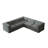 Karr 5-Seater L-Shape Boneless Compression Modular Sofa-422299382