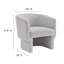 Fauteuil d'appoint rembourré en tissu Greer Boucle-106273840