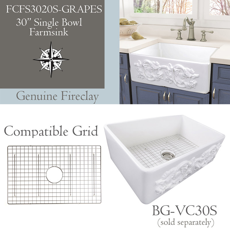 Vineyard 29.75'' L Single Basin Kitchen Sink