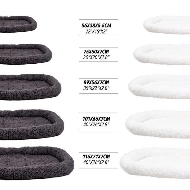 Tapis de matelas pour chien, H 2,8 po x l 35 po x P 23 po