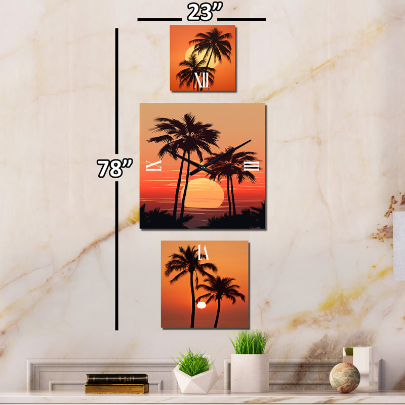 Riehm Metal Wall Clock