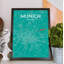 Munich City Map - No Frame Print-1339250739
