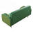Loveseat Sofa With Tulip Pattern, Modern Upholstered Two Seater Sofa With 2 Dumpling-Shaped Throw Pillows, Comfy Couch