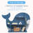 Whale Bookcase - Greenguard Gold Certified