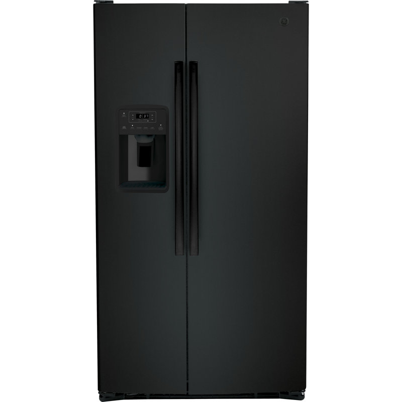 GE 36" Side By Side 25.3 cu. ft. Refrigerator, Black