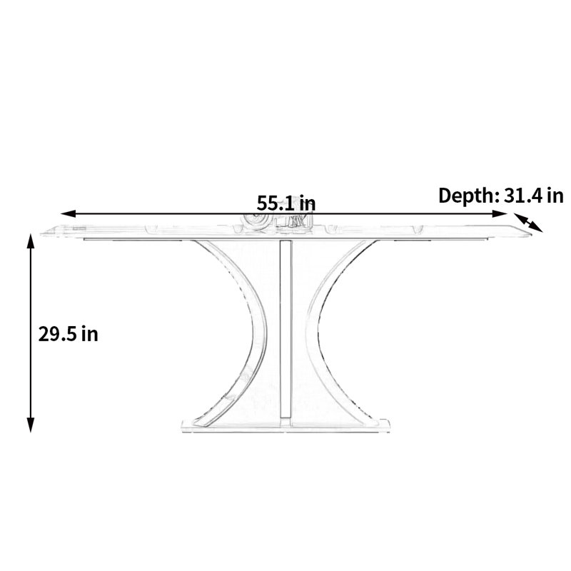 Anncliffe, 29.5"H x 55.1"L x 31.4"W