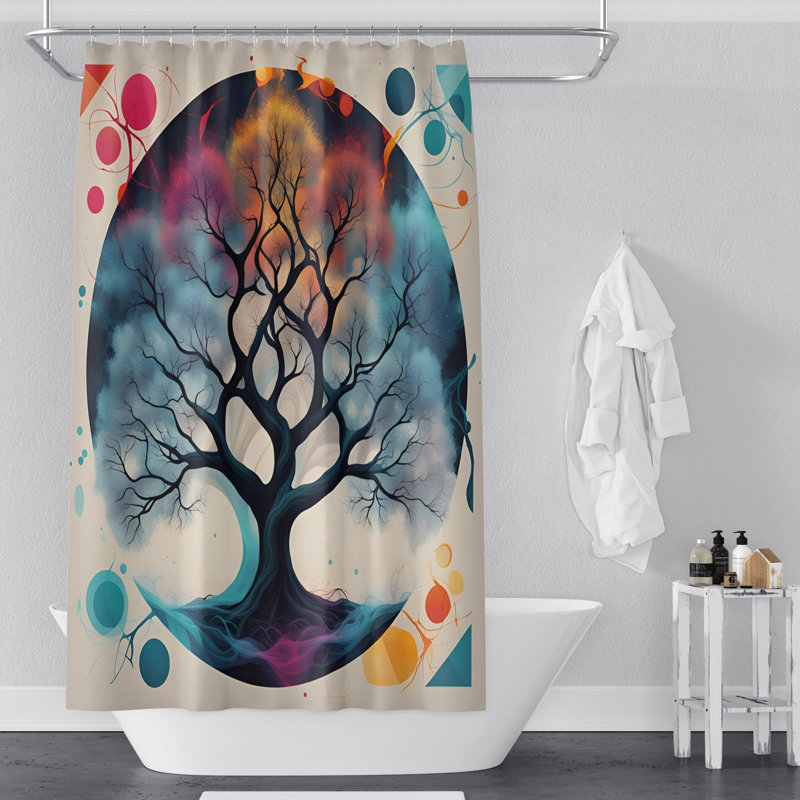 Rideau de douche Emmiliano, H 72 po x l 70 po