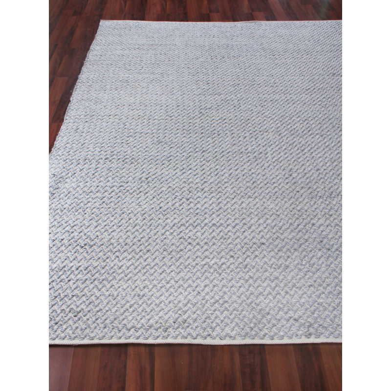 Rialto Chevron Area Rug in Dark Gray, Rectangle 9' x 12'