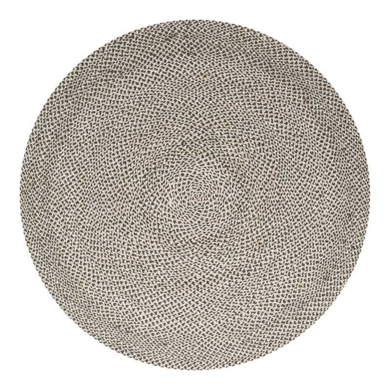  Tapis en jute tressé Tweed, Rond 6 pi 1 po