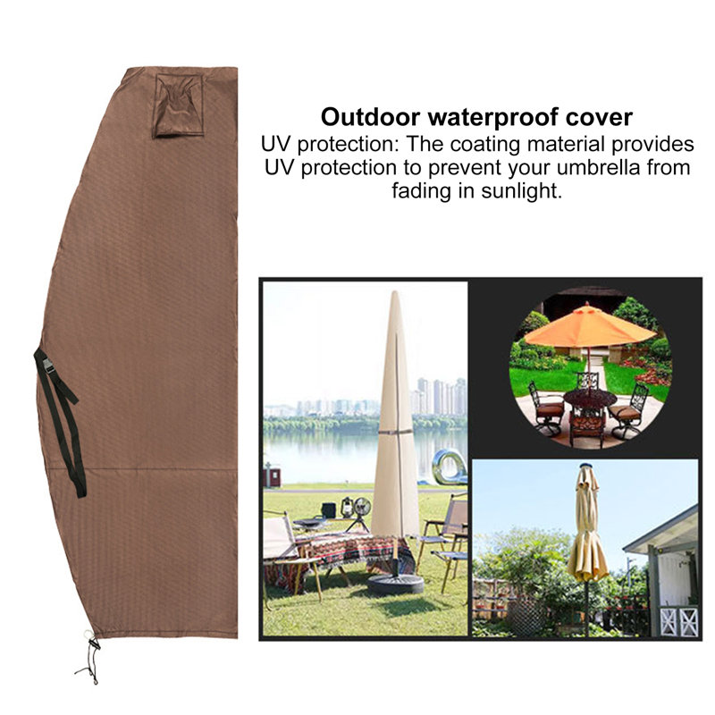 Housse de protection pour parasol pour l'extérieur