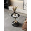 Table d'appoint moderne avec base lestée, finition résistante aux égratignures et nano-enduite - Table d'appoint polyvalente pour le salon, la chambre à coucher, le balcon-1723736873