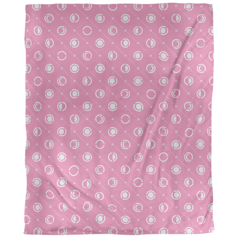 Tissu de phases lune, L 58 po x l 36 po, Sergé de coton, Rose