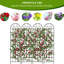 Panneaux arqués en treillis de jardin en métal 86,7 po x l 19,7 po pour vignes grimpantes