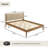 King Size Platform Bed with Padded Headboard
