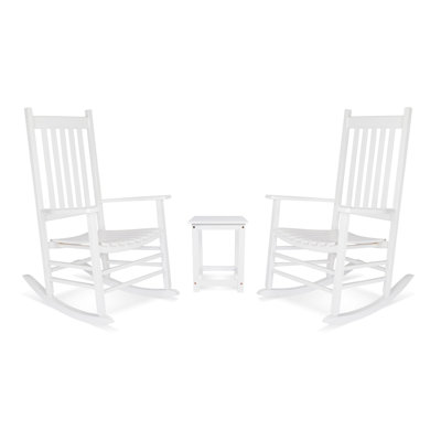 Ensemble de chaises berçantes avec table d'appoint Emjay