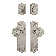 Nostalgic Warehouse Meadows Entry Set with Meadows Knob
