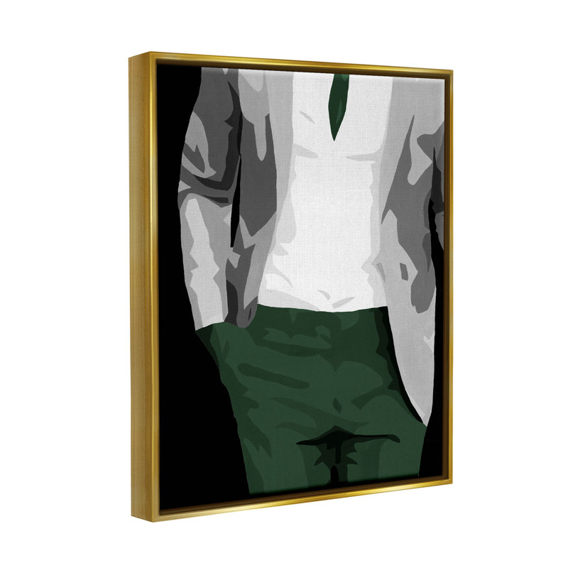 «Man In suit Trendy Fashion», estampe numérique par Beth Ann Lawson, H 31 po x l 25 po x P 1,7 po