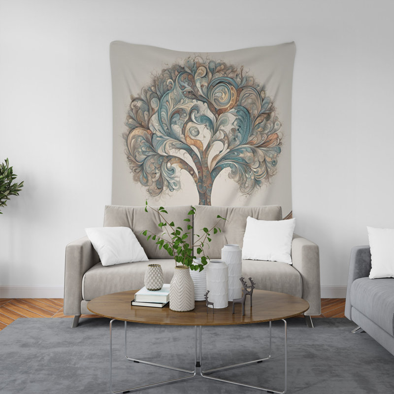 Tapisserie murale, H 88 po x l 104 po