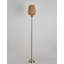 Luminaire d'appoint debout moderne en bambou tissé