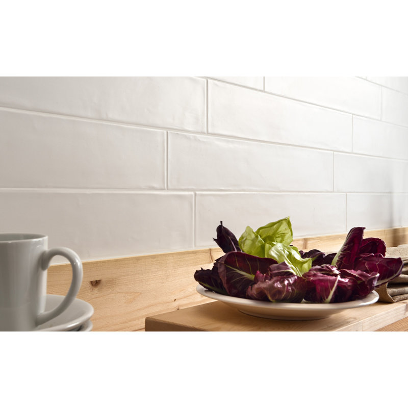 8" x 24" Ceramic Subway Wall Tile