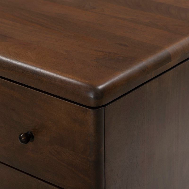 Eldrin Nightstand-Warm Brown Mango