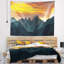 Paysage avec montagnes Whitney sous un ciel nuageux-28486377