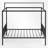 Metal Canopy Bed With Removable Fence-960637789-960637790