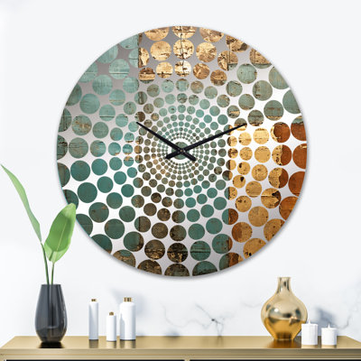 Luedora - Abstract Geometric Wall Clock