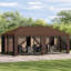 vidaXL Garden Gazebo Polyester and Steel Outdoor Shade Summer Shelter Events-126787550-126787554