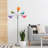 Simple Designs 67" Contemporary Multi Head Medusa 5 Light Adjustable Gooseneck w/ Multicoloured Shade-1625494341-1625494340