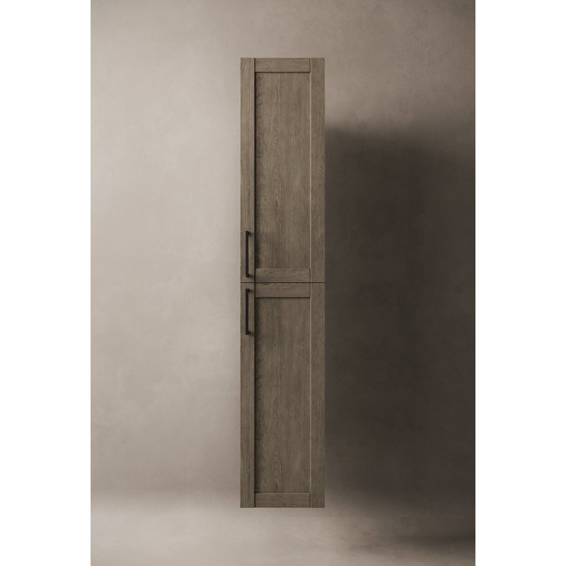 Devillage Solid Wood Linen Cabinet, Eve