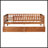 Daybed Wood Bed With Two Drawers-1584612127