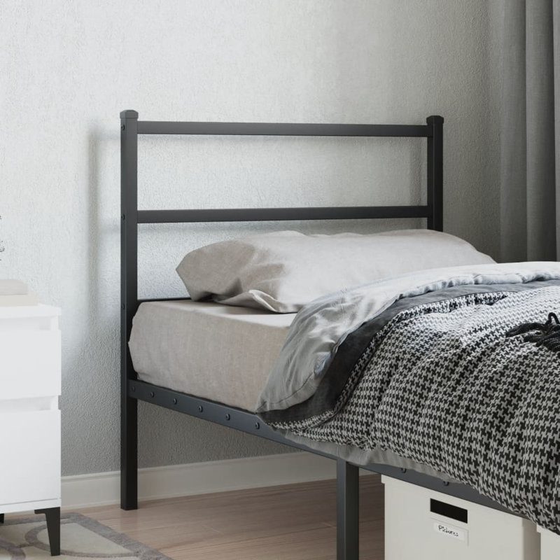 Oberly Metal Replace Headboard, Black, 193cm W