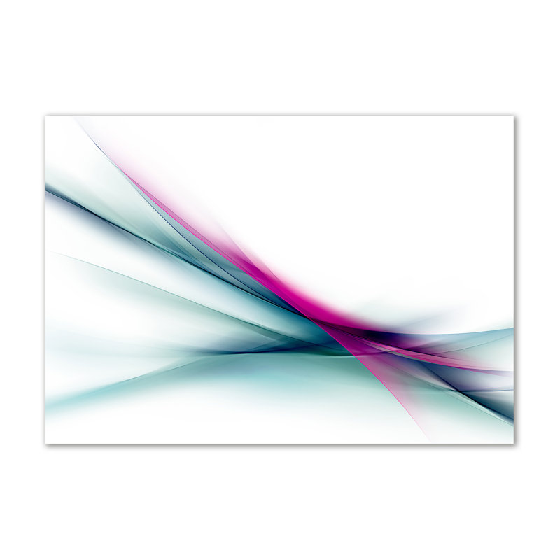 Waves Abstraction - Wrapped Canvas Print