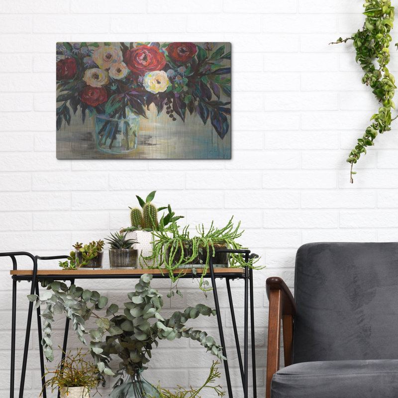«Winter Floral Crop» par Jeanette Vertentes, H 12 po x l 16 po