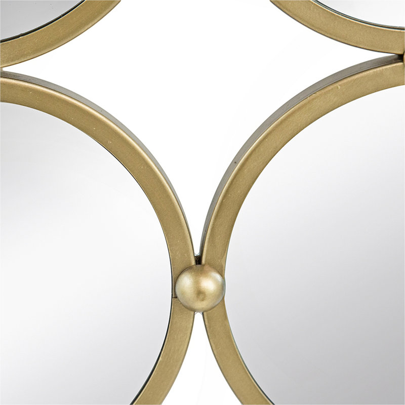 Miroir décoratif contemporain de 27,2 po de style minimaliste pour la chambre à coucher, le vestibule et le vestibule