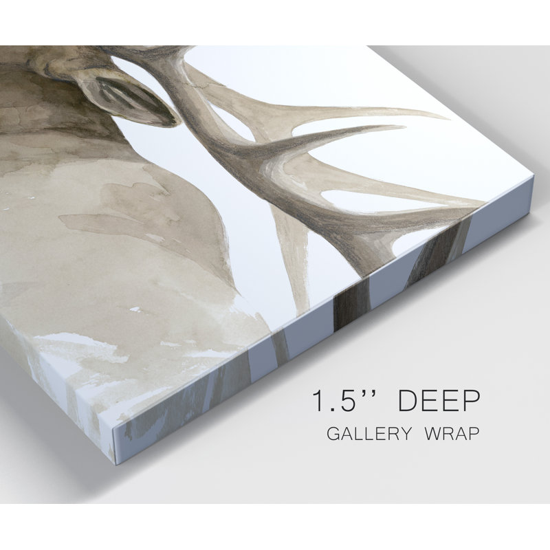 «Seppe Call of the Elk II», reproduction d'art sur toile, H 16 po x l 20 po x P 1,5 po