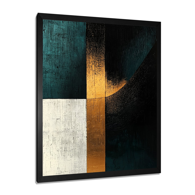 Rocco - Abstract Wall Art Prints, Noir, H 20 po x l 12 po, Reproduction encadrée d'une seule photo