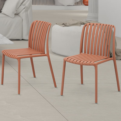  Chaise parsons empilable