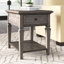 Table de bout avec rangement Dube
